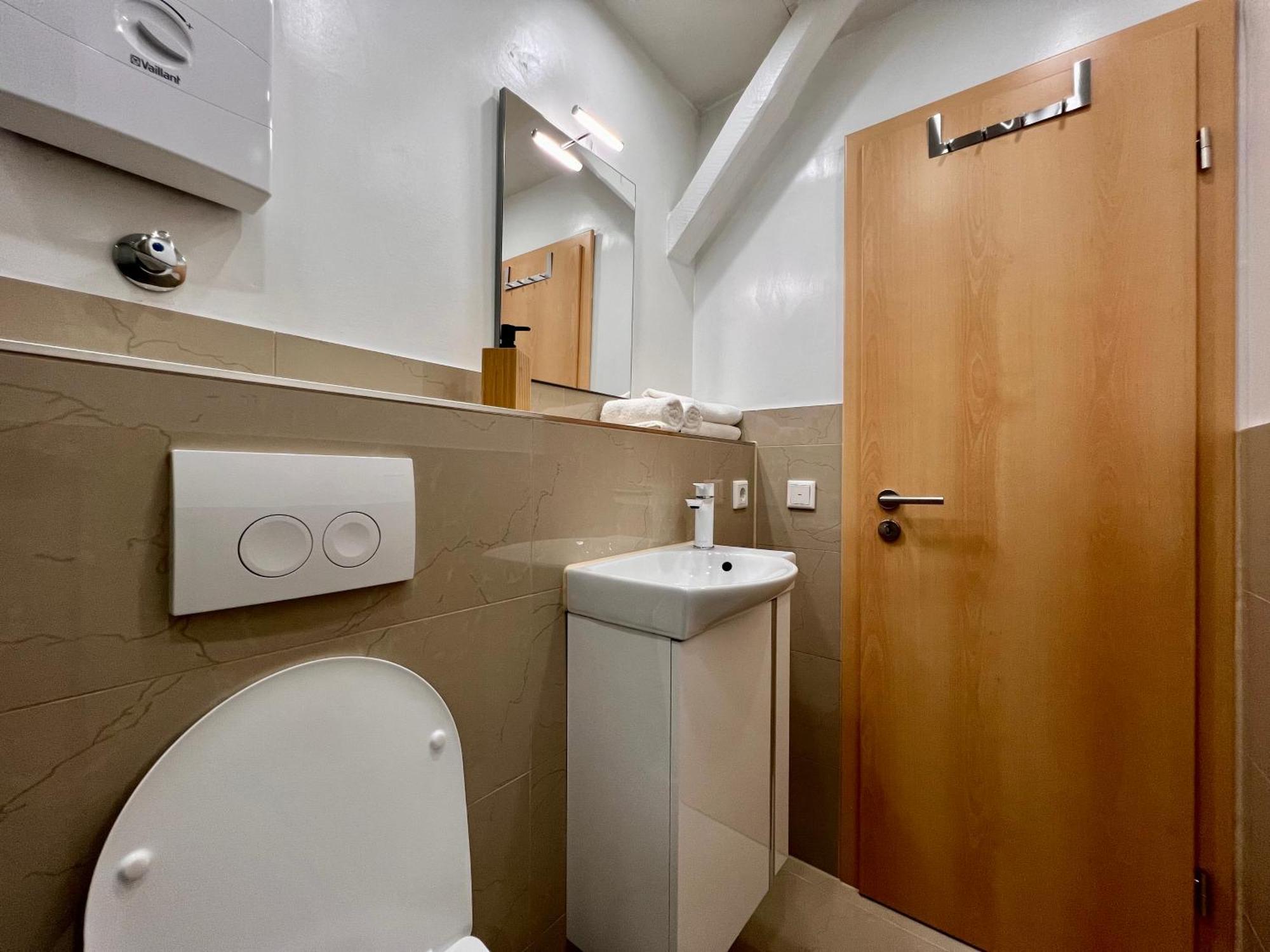 Primetime Suite Fuer 2 Mit Kueche Essen Bagian luar foto