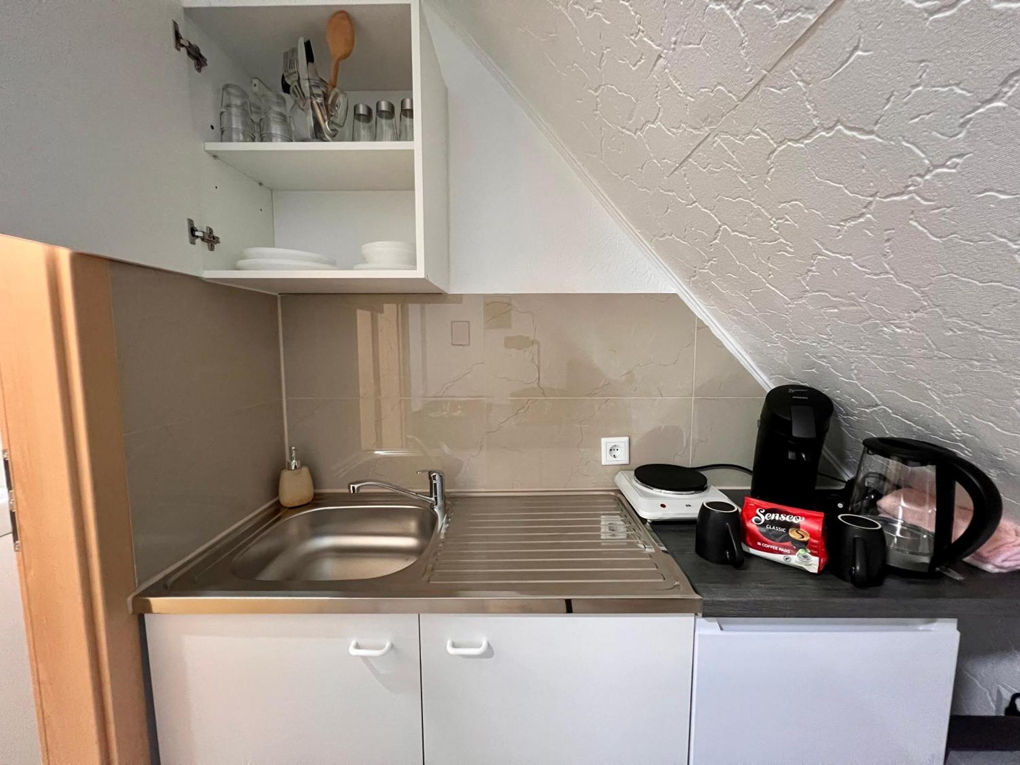 Primetime Suite Fuer 2 Mit Kueche Essen Bagian luar foto